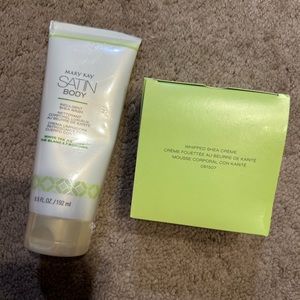 Mary Kay Satin Body Indulgent Shea Wash and Whipped Shea Crème